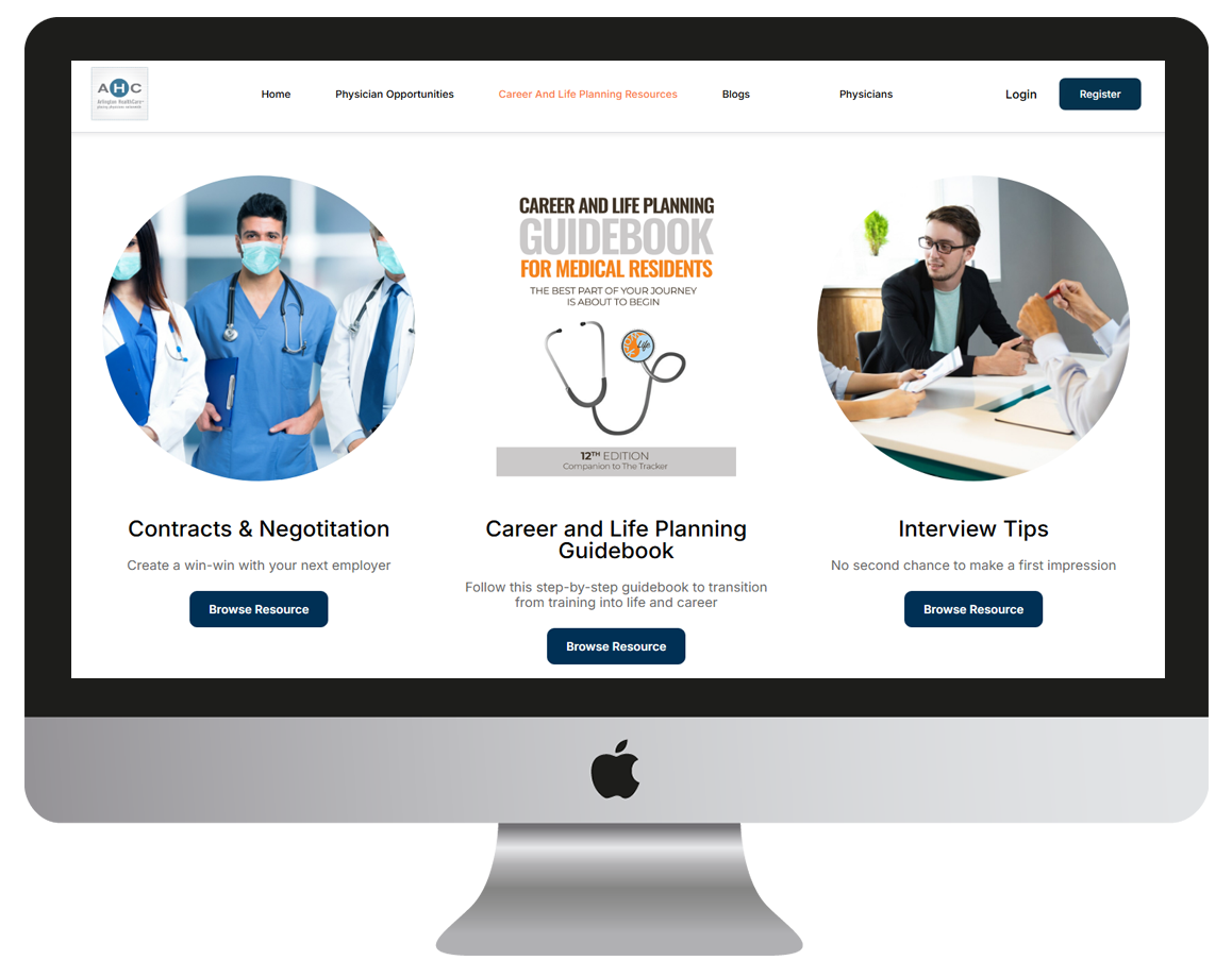 Arlington HealthCare Digital Physician Recruitment Platform