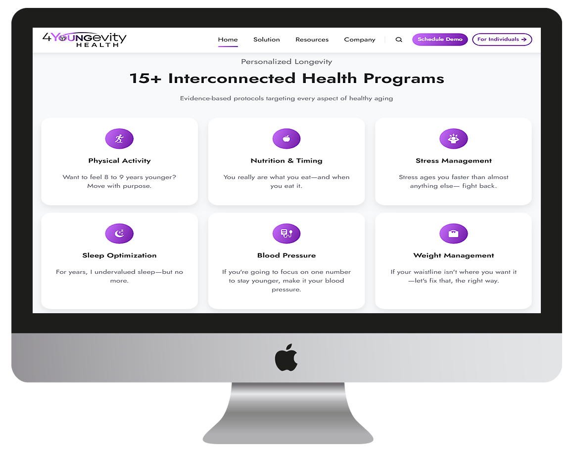 4Youngevity AI Powered Digital Health & Longevity Platform